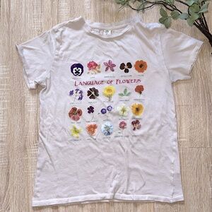 URBAN OUTFITTERS LANGUAGE OF FLOWERS  WOMEN’S BLOUSE SIZE M